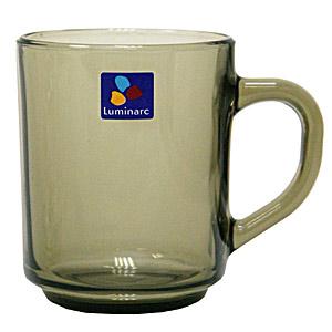 Hrnek na čaj - kouřové sklo