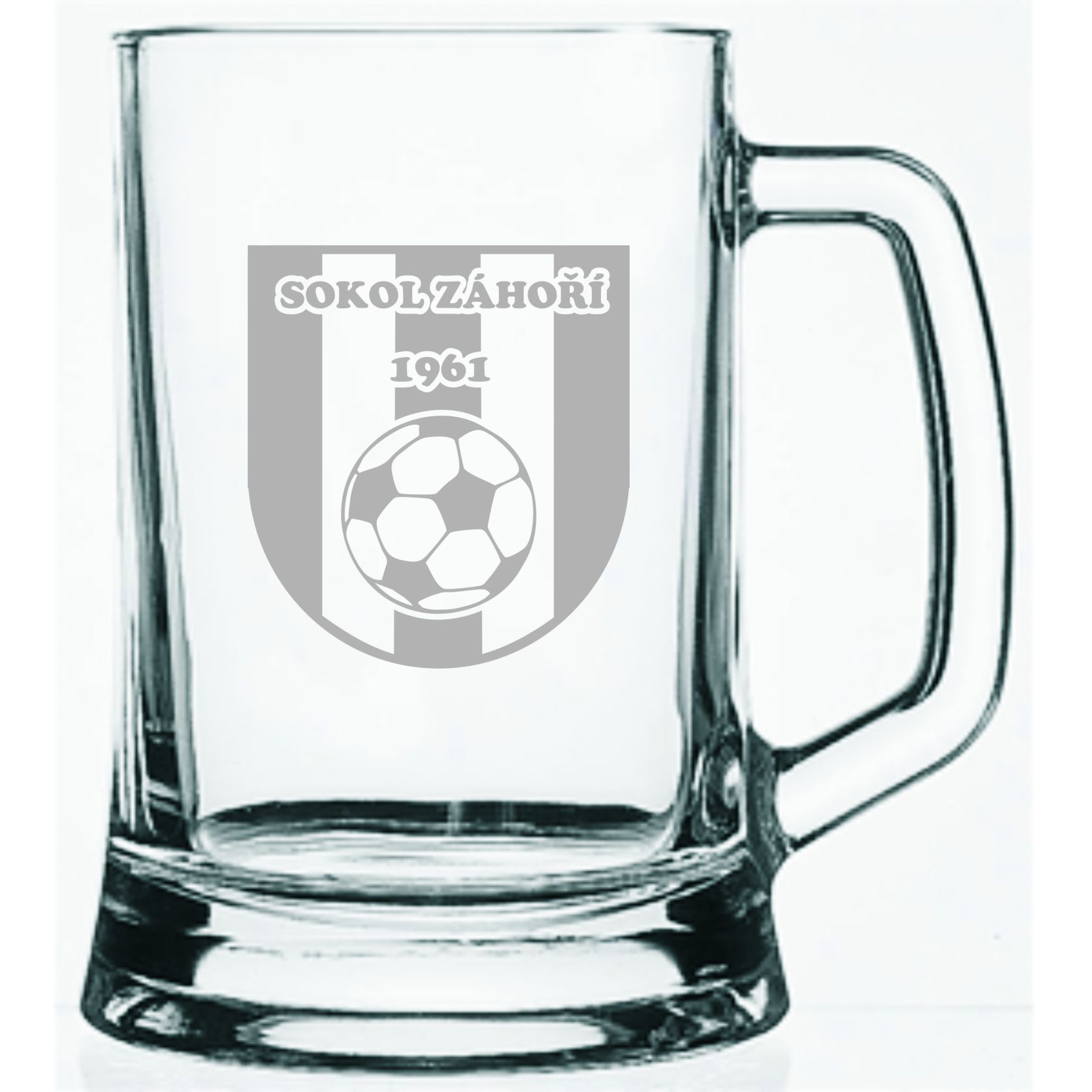 Pískování loga s textem