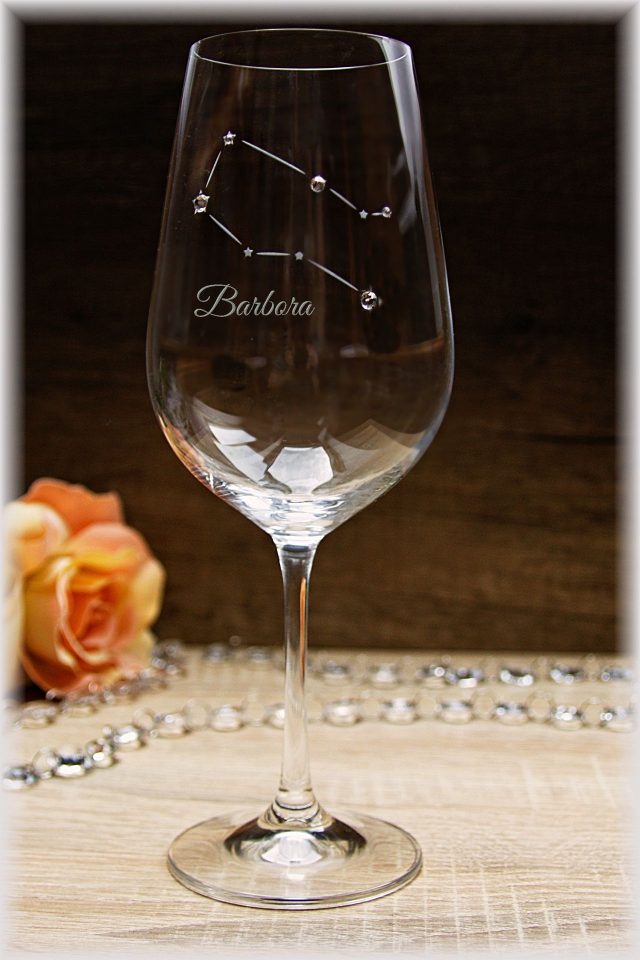 Sklenice souhvězdí BLÍŽENCI se SWAROVSKI®ELEMENTS