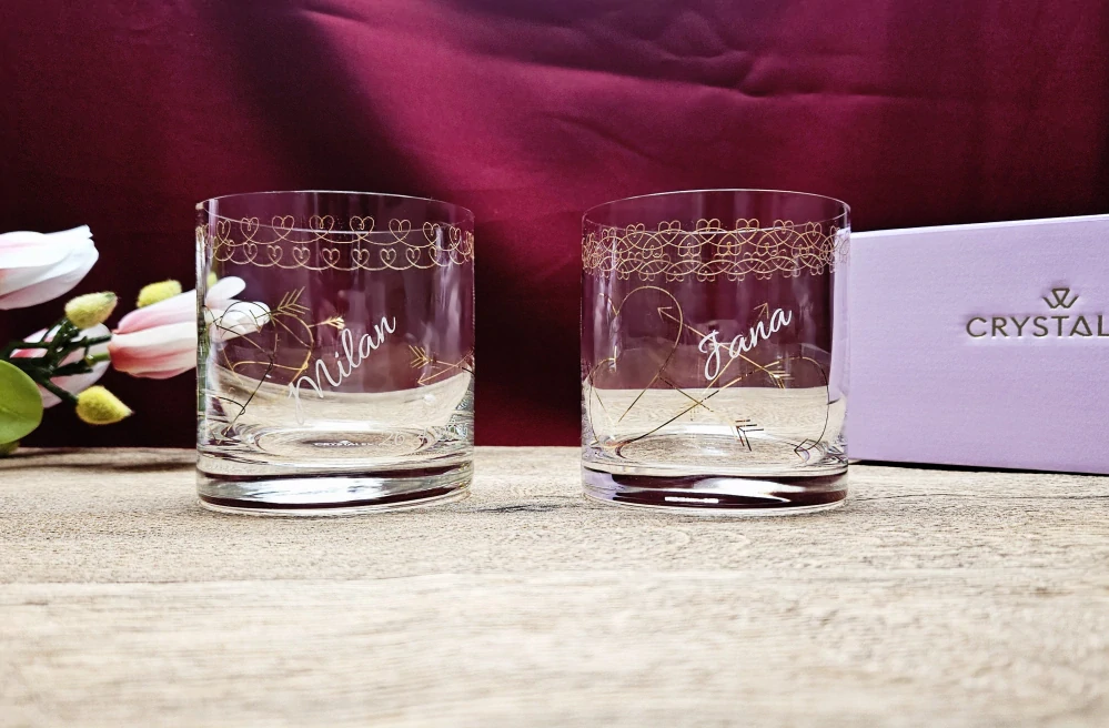 Sklenice Arcum et Sagitta 410 ml se jmény