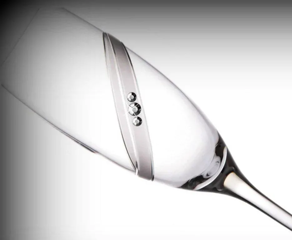 Ring číše na sekt SWAROVSKI®ELEMENTS