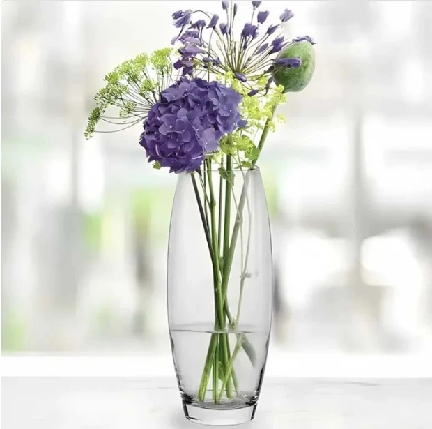 Skleněná váza Botanica 26 cm