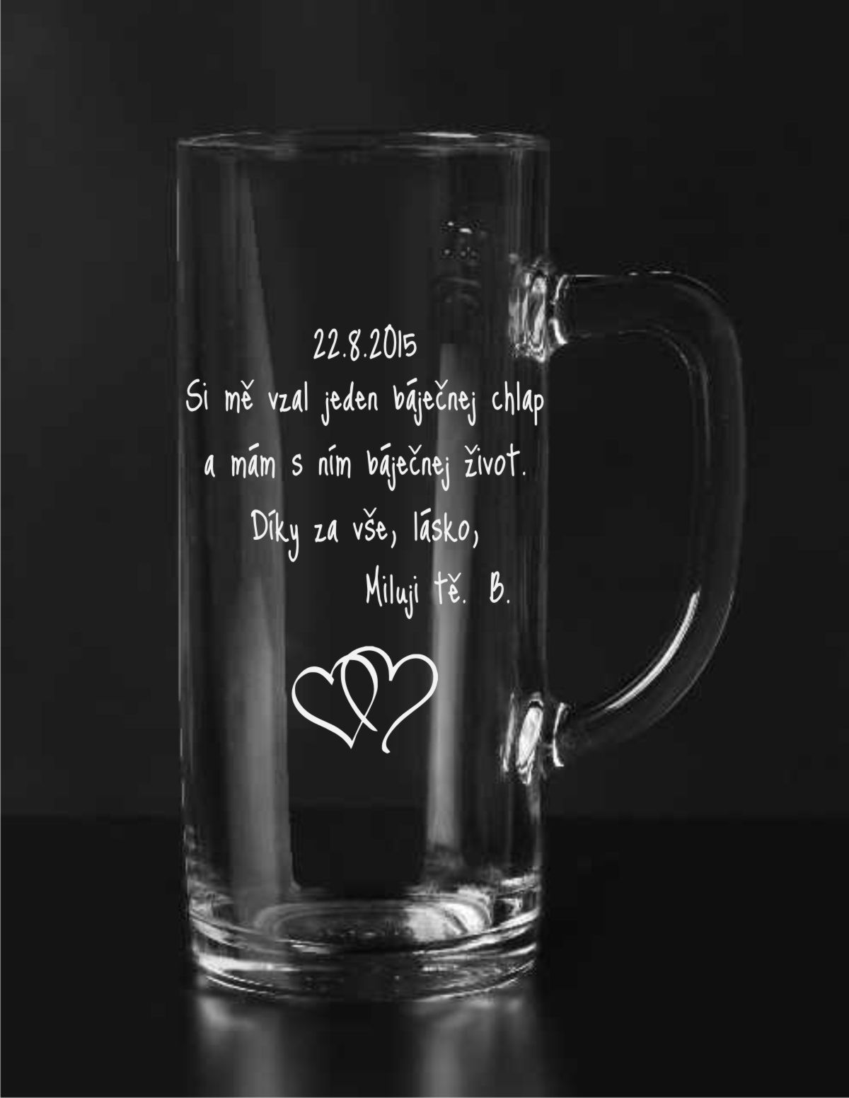 Džbánek Donau  - cejch 0,5l