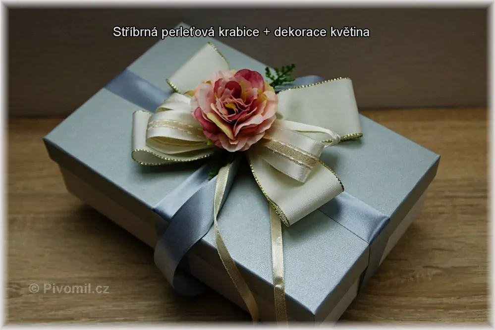 Dárková lahev poděkování rodičům SWAROVSKI® se jmény