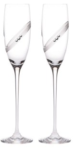 Ring číše na sekt SWAROVSKI®ELEMENTS