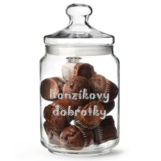 Dóza pro děti s nápisem