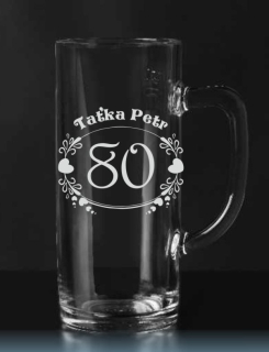 Půllitr "Taťka 80"