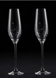 Gravity SWAROVSKI® sklenice na sekt